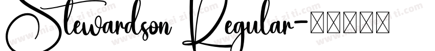 Stewardson Regular字体转换